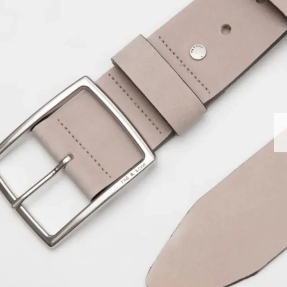 NWT RAG & BONE Jumbo Boyfriend Waist Belt Pelican